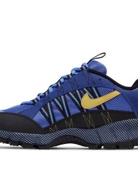 Nike Men’s Blue and Yellow Low-Top Sneaker
